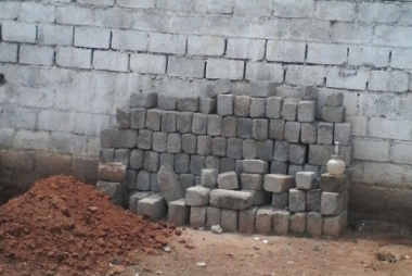 Compound walls of 40x60 site in thanisandra