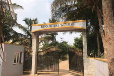 40x60 site in bens royal woods, kannur, hennur bagalur road