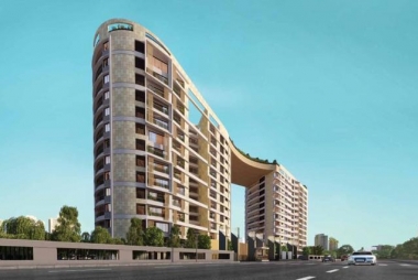 elevation of brigade caladium apartment hebbal near manyata tech park