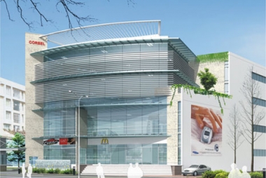 Front view of 2bhk flat in century corbel sahakara nagar